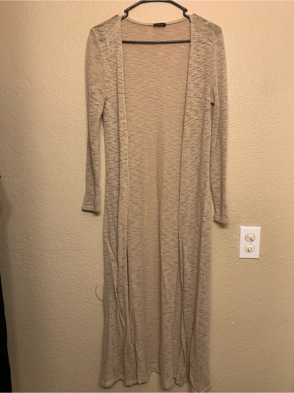 Poetry Cream Knit Open-Front Cardigan